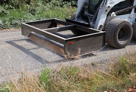 how to use skid steer box blade|grading box for skid steer.